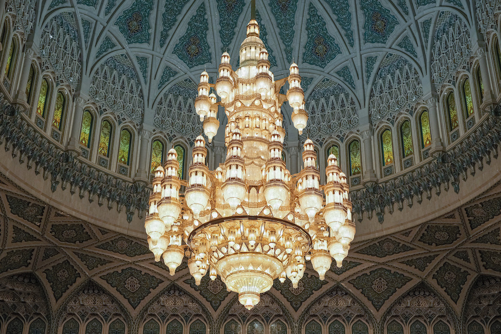 Luster in der Mosche